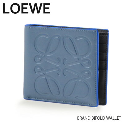 【最大1000円OFFクーポン配布中 8/1迄】LOEWE ロエベ BRAND BIFOLD WALLET ブランド ビフォールド ウォレット ロゴ アナグラム 二つ折り財布 メンズ 10654A302