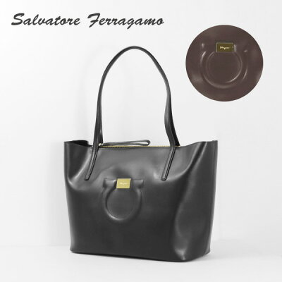 Salvatore Ferragamo フェラガモ Tote Bag 21H019 トートバッグ レザー シンプル エレガント オフィス 本革 レディース