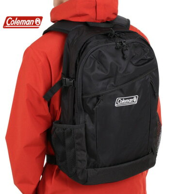 コールマン(Coleman) ウォーカー25 ブラック 25L 2000038978 リュック バッグ デイパック 鞄 アウトドア 通勤 通学 学生 遠足 旅行 ハイキング (メンズ、レディース)