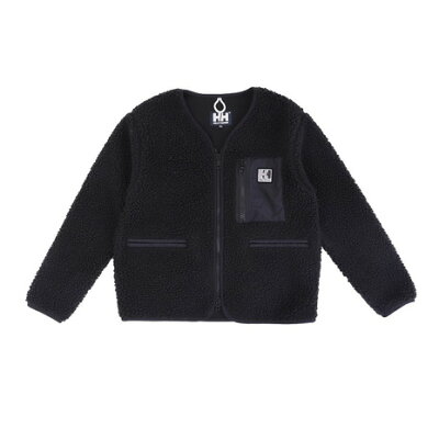 【5%OFFクーポン発行中 1月25日迄】 ヘリーハンセン(HELLY HANSEN) ファイバーパイルサーモカーディガン HOE52053 K (レディース)