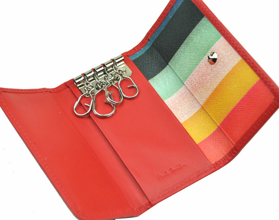 ポール・スミス キーケース ポールスミス　キーケース　メンズ　paulsmith　キーケース　レディース　ポール・スミス　キーホルダー　クラシックレザー牛革　キーケース　ポールスミス200-1119