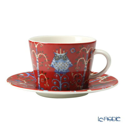 イッタラ (iittala) タイカ レッド コーヒーカップ&ソーサー 200cc 食器 北欧 コーヒ—カップ おしゃれ かわいい ブランド 結婚祝い 内祝い
