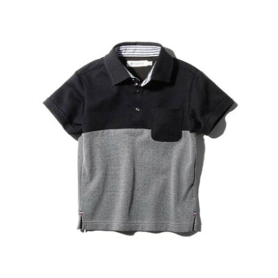ザ ショップ ティーケー キッズ THE SHOP TK(Kids) 【100-150cm】【吸水速乾】【抗菌防臭】パパとおそろいポロシャツ (ダークネイビー)