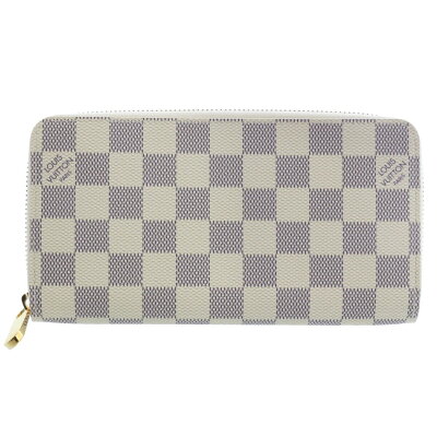 【P2倍 10/4 20時〜10/6 0時まで】LOUIS VUITTON ルイヴィトン 長財布 ダミエ・アズール ジッピー・ウォレット ベージュ N41660