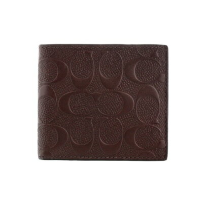 【ポイント10倍 1/24 20:00-1/25】コーチ アウトレット COACH 財布 メンズ F75363 MAH シグネチャー クロスグレインレザー