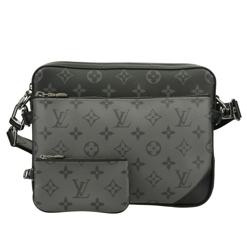 ショルダーバッグ 【P2倍 3/21 20時〜 3/22 24時】ルイヴィトン LOUIS VUITTON ショルダーバッグ メンズ トリオ・メッセジャー ブラック M69443