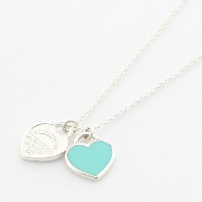 【ポイント2倍 9/25 0:00〜48時間限定】Tiffany&Co. ティファニー ネックレス レディース RTTダブルハートミニ 30210417