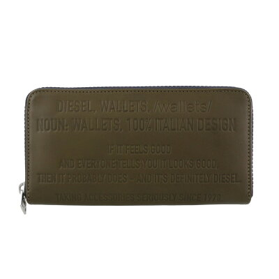 【P10倍 10/4 20時〜10/6 0時まで】DIESEL ディーゼル 長財布 メンズ ブラウン X08188 P0503 T7428 BR