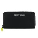 トミーヒルフィガー 財布（メンズ） TOMMY HILFIGER トミージーンズ 長財布 メンズ ブラック AW0AW10686 BK BDS