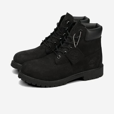 TIMBERLAND 6inch PREMIUM BOOT ティンバーランド 6インチ プレミアム ブーツ 【JUNIOR'S】 BLACK 【レディース】 12907