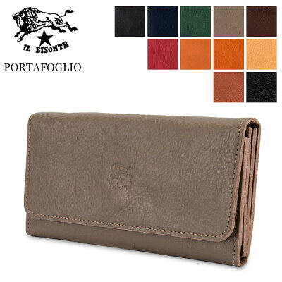 イルビゾンテ Il Bisonte 長財布 小銭入れ付き C0775 (P) PORTAFOGLIO ロングウォレット 財布 レザー 革 本革 イタリア プレゼント あす楽 ファッション