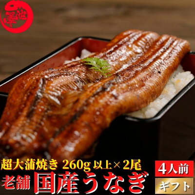 国産 蒲焼き 特大うなぎ 太化 250-280g×2本 秘伝のタレ しびれる山椒 土用の丑 誕生日 プレゼント ギフト お祝い 贈答用 お取り寄せ お取り寄せグルメ 送料無料 あす楽対応