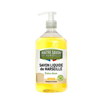 【送料無料 ハンドソープ】フランス サボンドマルセイユ ナチュラル 500ml リキッドソープ MAITRE SAVON DE MARSEILLE メートルサボンドマルセイユ フランス 南フランス マルセイユ オーガニック オリーブオイル配合