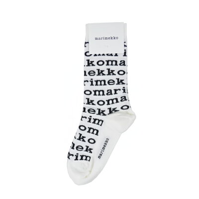 マリメッコ marimekko Salla Logo 047735 レディース 靴下 くつした くつ下 シンプル 無地 ルームソックス ソックス 通気 冷え対策 お洒落 おしゃれ プレゼント ギフト【marquee】