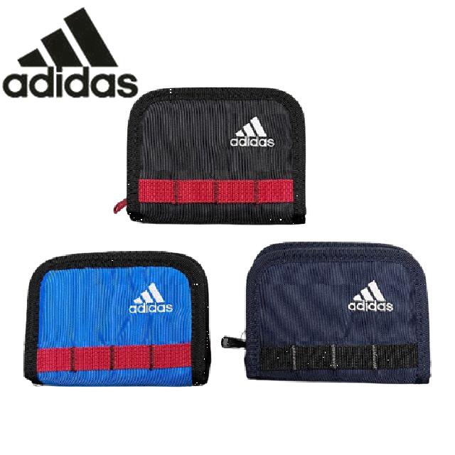 アディダス adidas メンズ二つ折り財布 ラウンドファスナー二つ折り財布 小銭入れ付き 子供 キッズ 63473 クリスマス