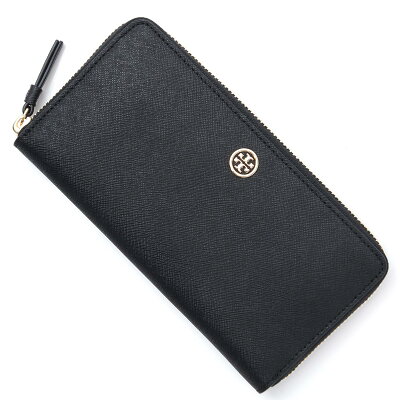 トリーバーチ TORY BURCH ラウンドファスナー 長財布 小銭入れ付き ブラック レディース ギフト プレゼント レザー 本革 45254 018 ROBINSON ロビンソン【ラッピング無料】【返品送料無料】【181119】【あす楽対応_関東】
