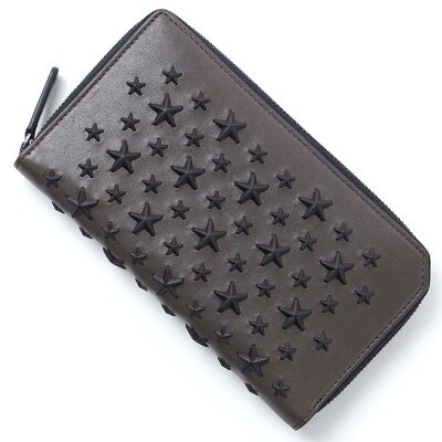 ジミーチュウ JIMMY CHOO ラウンドファスナー 長財布 小銭入れ付き グレー メンズ 財布 ウォレット ギフト プレゼント carnaby bls smoke black CARNABY BLS 122 カーナビ—【あす楽対応_関東】【返品送料無料】【ラッピング無料】