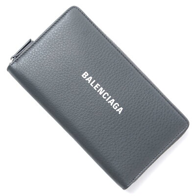 バレンシアガ BALENCIAGA ラウンドファスナー 長財布 小銭入れ付き グレー メンズ ウォレット 財布 ギフト プレゼント レザー 551935 dlq4n 1160【あす楽対応_関東】【ラッピング無料】【返品送料無料】【190121】