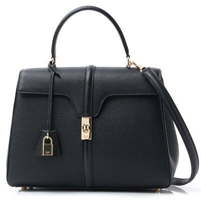 セリーヌ CELINE ハンドバッグ 2WAY ブラック レディース ギフト プレゼント レザー 本革 通勤 18737 3bf8 38no 16 セーズ MEDIUM【あす楽対応_関東】【返品送料無料】【ラッピング無料】