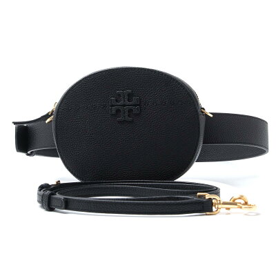 【アウトレット】トリーバーチ TORY BURCH ベルトバッグ 3WAY ボディバッグ ブラック レディース ギフト プレゼント レザー 本革 54293 001 MCGRAW【返品送料無料】【ラッピング無料】【190523】