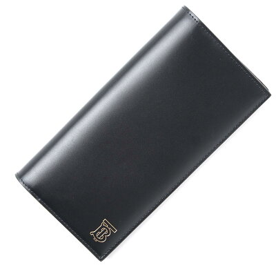 【アウトレット】バーバリー BURBERRY 長財布 小銭入れ付き ブラック メンズ ウォレット ギフト プレゼント 8009190 black CAVENDISH TB TAILORING LEATHER WALLET【あす楽対応_関東】【返品送料無料】【ラッピング無料】