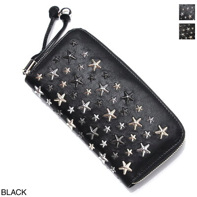 【アウトレット】ジミーチュウ JIMMY CHOO ラウンドファスナー長財布 小銭入れ付き レディース プレゼント 財布 スタッズ スター filipa ltr black metallic mix FILIPA フィリパ【あす楽対応_関東】【返品送料無料】【ラッピング無料】