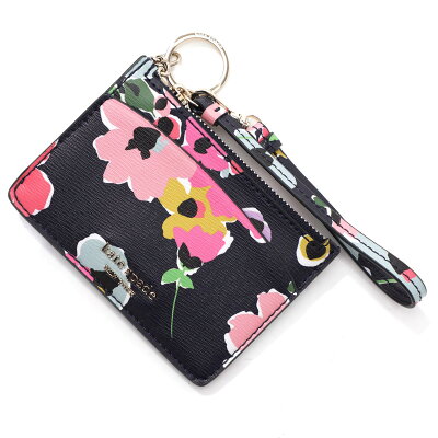 ケイトスペード Kate Spade カードケース ブルー レディース ギフト プレゼント card holder wristlet pwru7271 428 navy multi SYLVIA WILDFLOWER BOUQUET シルビア【あす楽対応_関東】【返品送料無料】【ラッピング無料】