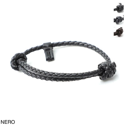 【9/28 9:59まで! 3%OFFクーポン対象】ボッテガヴェネタ BOTTEGA VENETA ブレスレット メンズ レディース 608671 v0010 1000 NAPPA【あす楽対応_関東】【返品送料無料】【ラッピング無料】