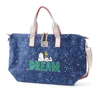 【アウトレット】キャスキッドソン Cath Kidston トートバッグ2WAY ブルー レディース ギフト プレゼント コラボ ピーナッツ 105234816565102 PEANUTS Dream Midnight Stars ミッドナイトスターズ【あす楽対応_関東】【返品送料無料】【ラッピング無料】