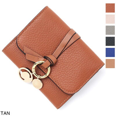 クロエ Chloe 3つ折り財布 小銭入れ付き レディース chc17ap945h9q 25m tan ALPHABET【あす楽対応_関東】【返品送料無料】【ラッピング無料】