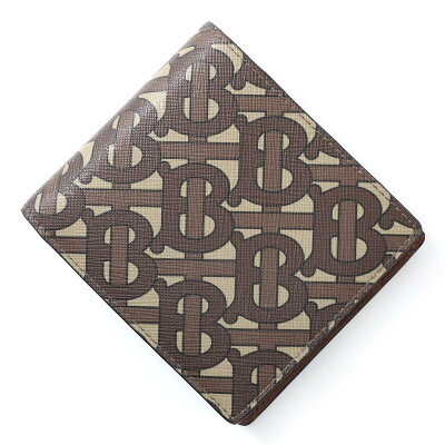 バーバリー BURBERRY 2つ折り財布 小銭入れ付き ブラウン メンズ 8022913 bridlebrown ns MONOGRAM モノグラム【あす楽対応_関東】【返品送料無料】【ラッピング無料】