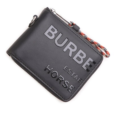 バーバリー BURBERRY 2つ折り財布 小銭入れ付き ブラック メンズ 8037588 black DANIELS ZIP AROUND WALLET【あす楽対応_関東】【返品送料無料】【ラッピング無料】
