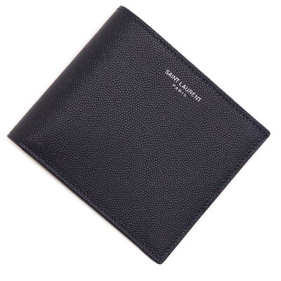 サンローラン SAINT LAURENT 2つ折り財布 小銭入れ付き ブルー メンズ 396303 bty0n 4150【あす楽対応_関東】【返品送料無料】【ラッピング無料】