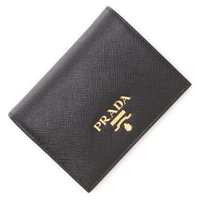 プラダ PRADA 2つ折り財布 小銭入れ付き ブラック レディース 1mv204 zlp f061h SAFFIANO MULTIC【あす楽対応_関東】【返品送料無料】【ラッピング無料】