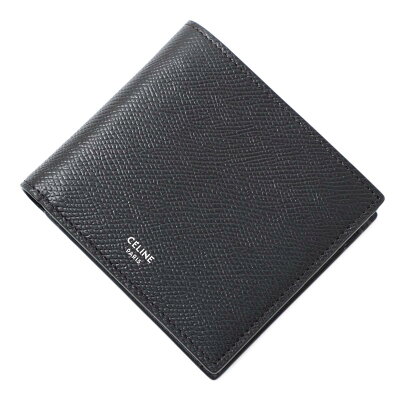 セリーヌ CELINE 2つ折り財布 小銭入れ付き ブラック メンズ 10c87 3ben 38si BI-FOLD WALLET【あす楽対応_関東】【返品送料無料】【ラッピング無料】