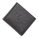 フェンディ 財布（メンズ） フェンディ FENDI 2つ折り財布 ブラック メンズ 7m0169 adp7 f0kur【あす楽対応_関東】【返品送料無料】【ラッピング無料】