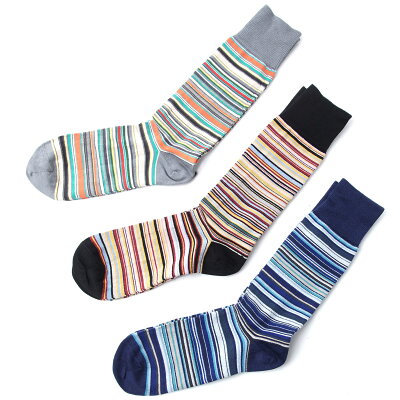 ポールスミス Paul Smith 靴下 3足セット ソックス マルチカラー メンズ m1a sock apackm 92 MEN SOCK 3 PACK MULTI【あす楽対応_関東】【返品交換不可】【ラッピング無料】