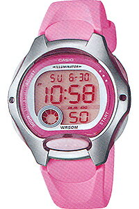 カシオ スポーツウォッチ デジタル かわいい 5気圧防水 レディース 腕時計 ピンク(LW09P-5908PNK)ストップウォッチ 10年電池 LEDライト付き ランニングウォッチ CASIO 海外限定 日本未発売 ランニングウオッチ マラソン ランニング 時計