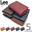 【全5色】 LEE リー イタリアンレザー ラウンドジップ 二つ折り財布 ウォレット メンズ レディース 男女兼用