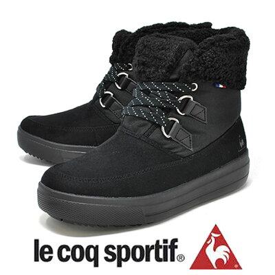 ルコックスポルティフ スノーブーツ テルナBBウォームMID スノーシューズ le coq sportif QL3OJD82BK 雪 冬 レディース ショート 防寒 ブーツ