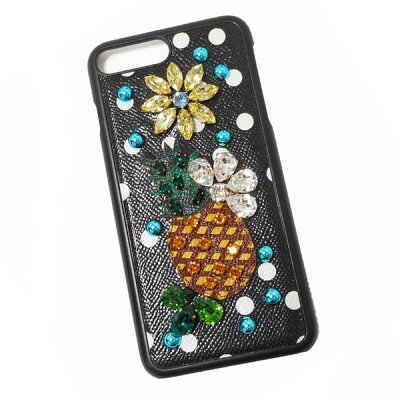 【厳選プライス!】ドルチェ&ガッバーナ ドルガバ DOLCE&GABBANA iPhone7 plus用 スマホ ケース カバー ブラック系 BI2236 AI000 HN86W【NS2301】