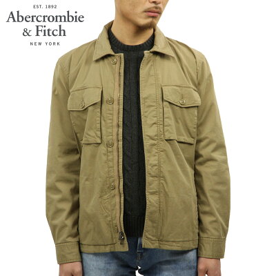 アバクロ シャツ メンズ 正規品 Abercrombie&Fitch アウター 長袖シャツ ジャケット GARMENT DYE ZIP-UP SHIRT JACKET 132-328-1197-400 2021 2022 冬