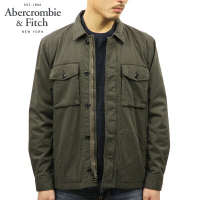 アバクロ Abercrombie&Fitch 正規品 メンズ シャツジャケット GARMENT DYE ZIP-UP SHIRT JACKET 132-328-1195-332