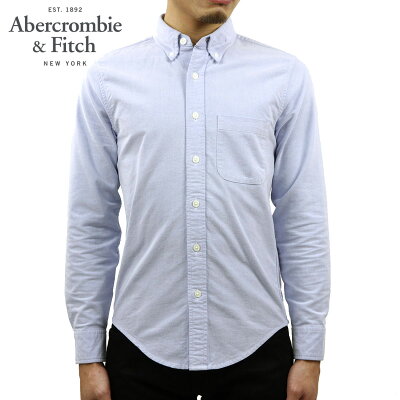 アバクロ シャツ メンズ 正規品 Abercrombie&Fitch 長袖シャツ ボタンダウンシャツ OXFORD SHIRT 125-125-1013-800