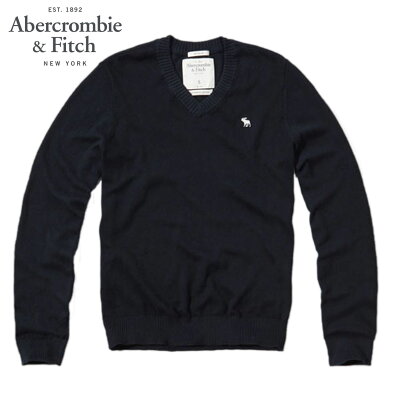 20%OFFセール 【販売期間 1/23 16:00〜1/28 09:59】 アバクロ Abercrombie&Fitch 正規品 メンズ Vネックセーター LAKE ROAD V-NECK SWEATER 120-201-0597-022 D00S20