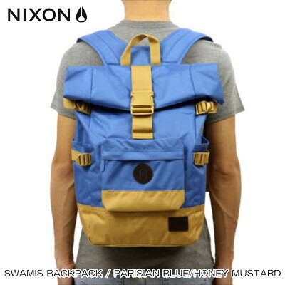 20%OFFセール 【販売期間 2/4 20:00〜2/11 1:59】 ニクソン NIXON 正規販売店 バッグ Swamis Backpack Parisian Blue / Honey Mustard BLUE
