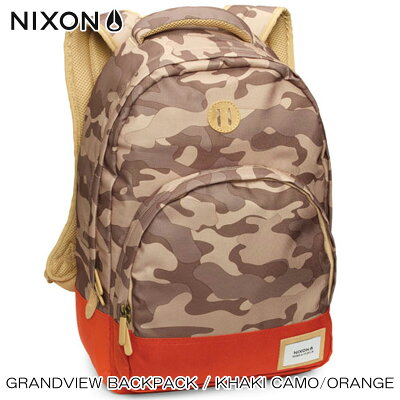20%OFFクーポンセール 【利用期間 2/4 20:00〜2/11 1:59】 ニクソン NIXON 正規販売店 バッグ Grandview Backpack KHAKI NC21891717-00 D15S25
