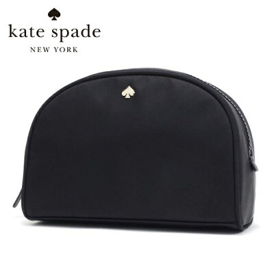 ケイトスペード ポーチ レディース Kate Spade Pouch ジェイ ナイロン ミディアム ドーム コスメティック ポーチ ブラック WLRU5948 001 【送料無料♪】 ギフト プレゼント 男性 女性 誕生日