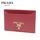 プラダ プラダ カードケース レディース PRADA Card Case レッド系 1MC208 2B6P F0505 【送料無料♪】 ギフト プレゼント 男性 女性 誕生日