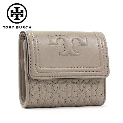 【ポイント10倍!】 トリーバーチ 三つ折り財布 レディース TORY BURCH Wallet FRENCH GRAY 46184 036 【当店全品送料無料♪】
